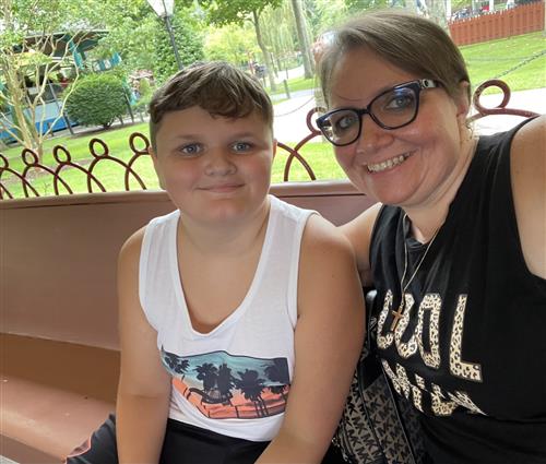 Joey and mom 2021